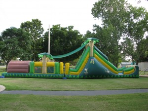 Tropical Obstacle with Climb and Slide