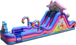 Candy Land Obstacle double lane Slide