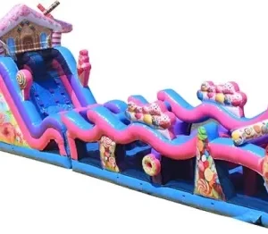 77ft Candy Land Obstacle Course