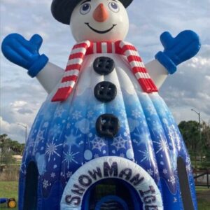 Snowman Bounce house
